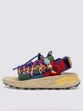 NWT Flower Mountain PUMA PUNKU UNI Eco-leather sandals - Multicolor